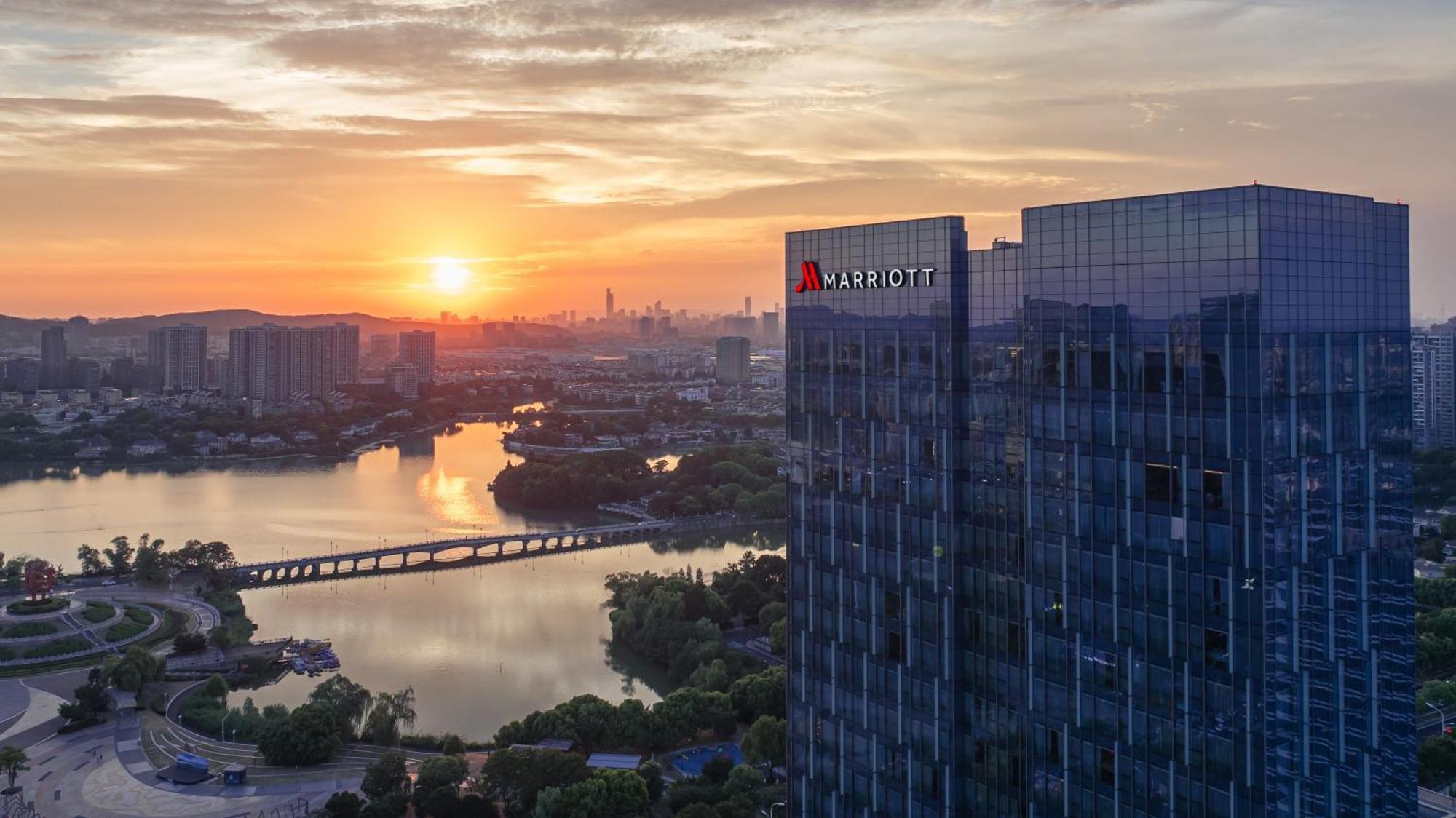 Marriott Nanjing South Hotel Exterior foto